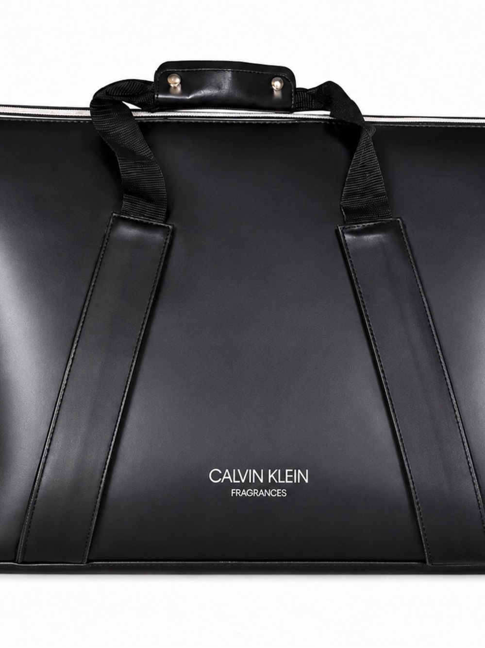 Calvin Klein Fragrances Black Weekender Travel Tote Bag Large